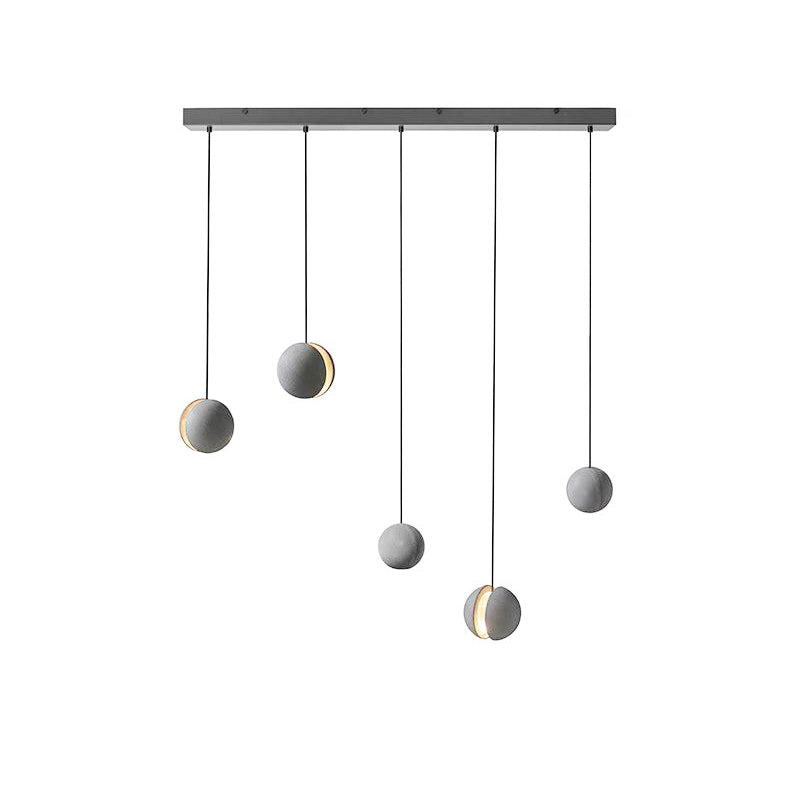 Umi lámpara colgante esfera minimalista en hormigón
