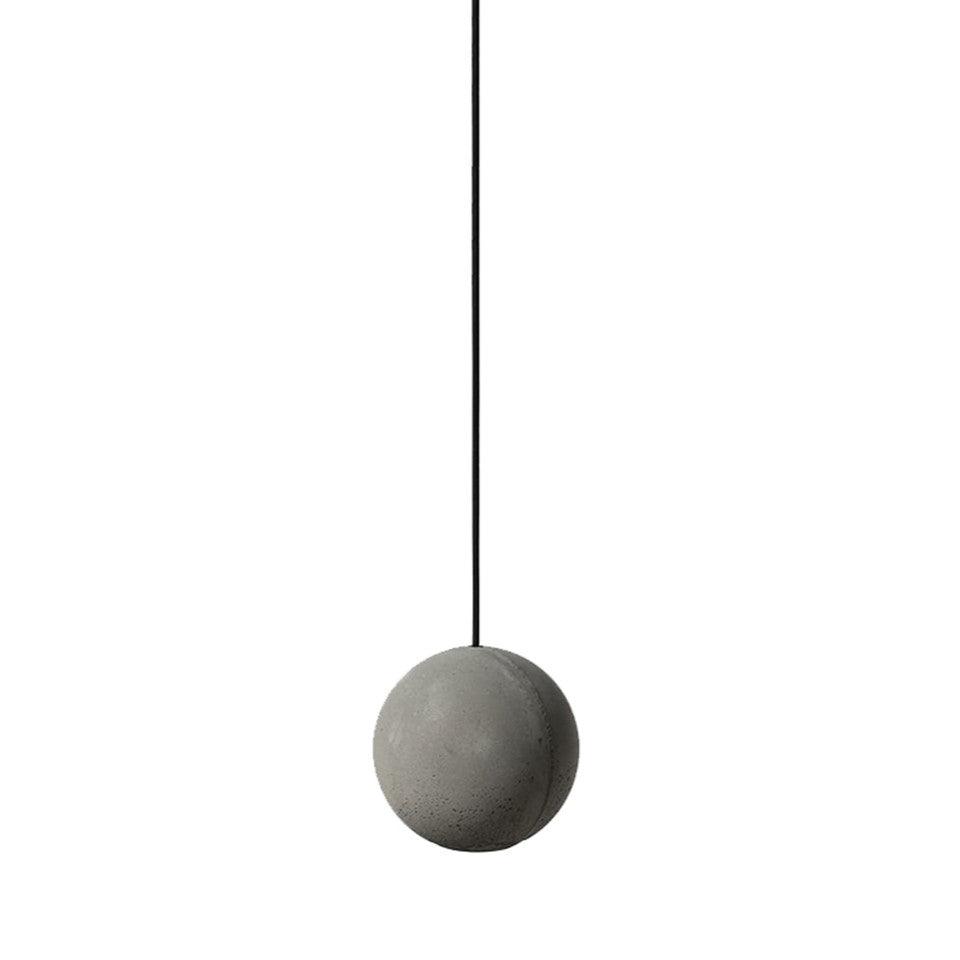 Umi lámpara colgante esfera minimalista en hormigón