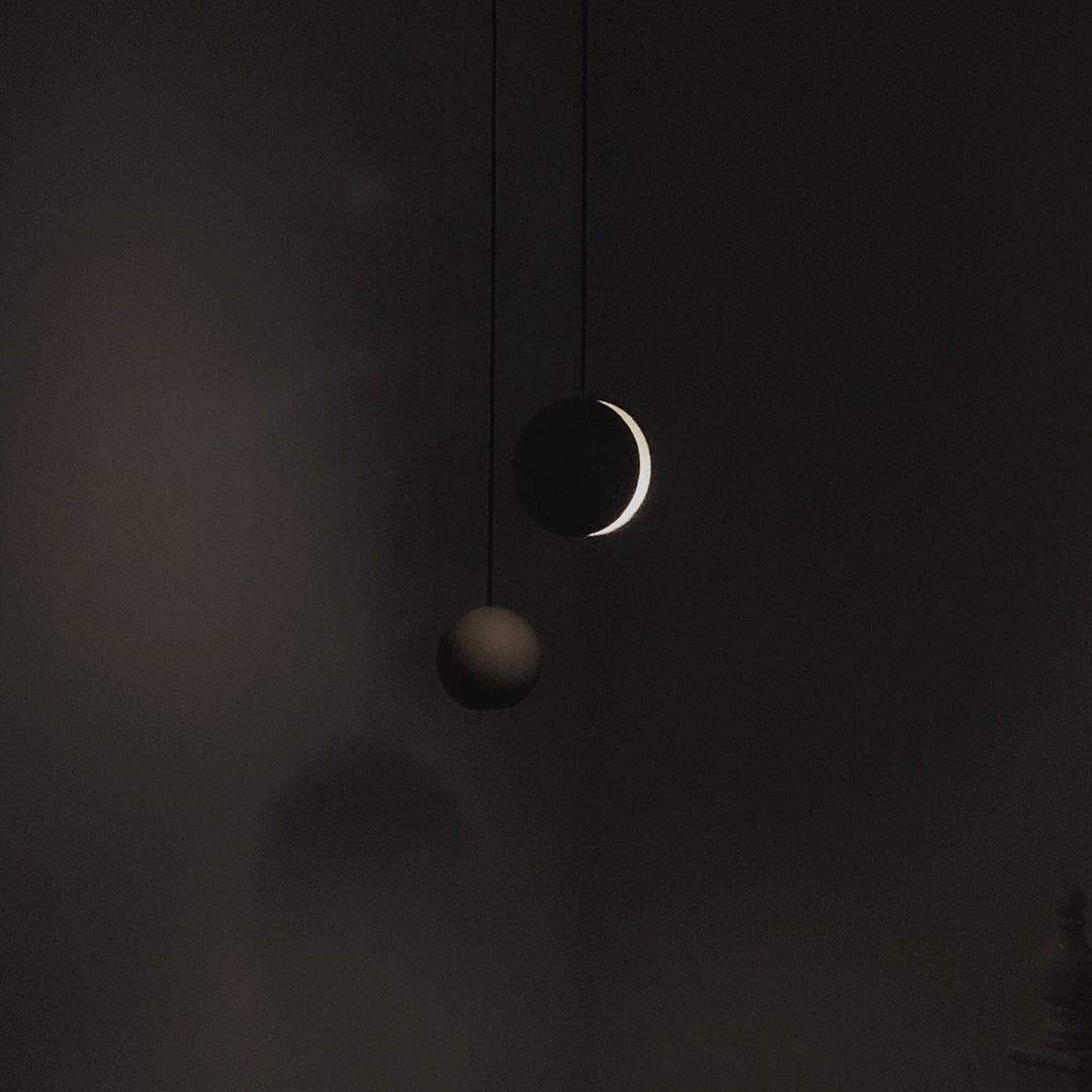 Umi lámpara colgante esfera minimalista en hormigón