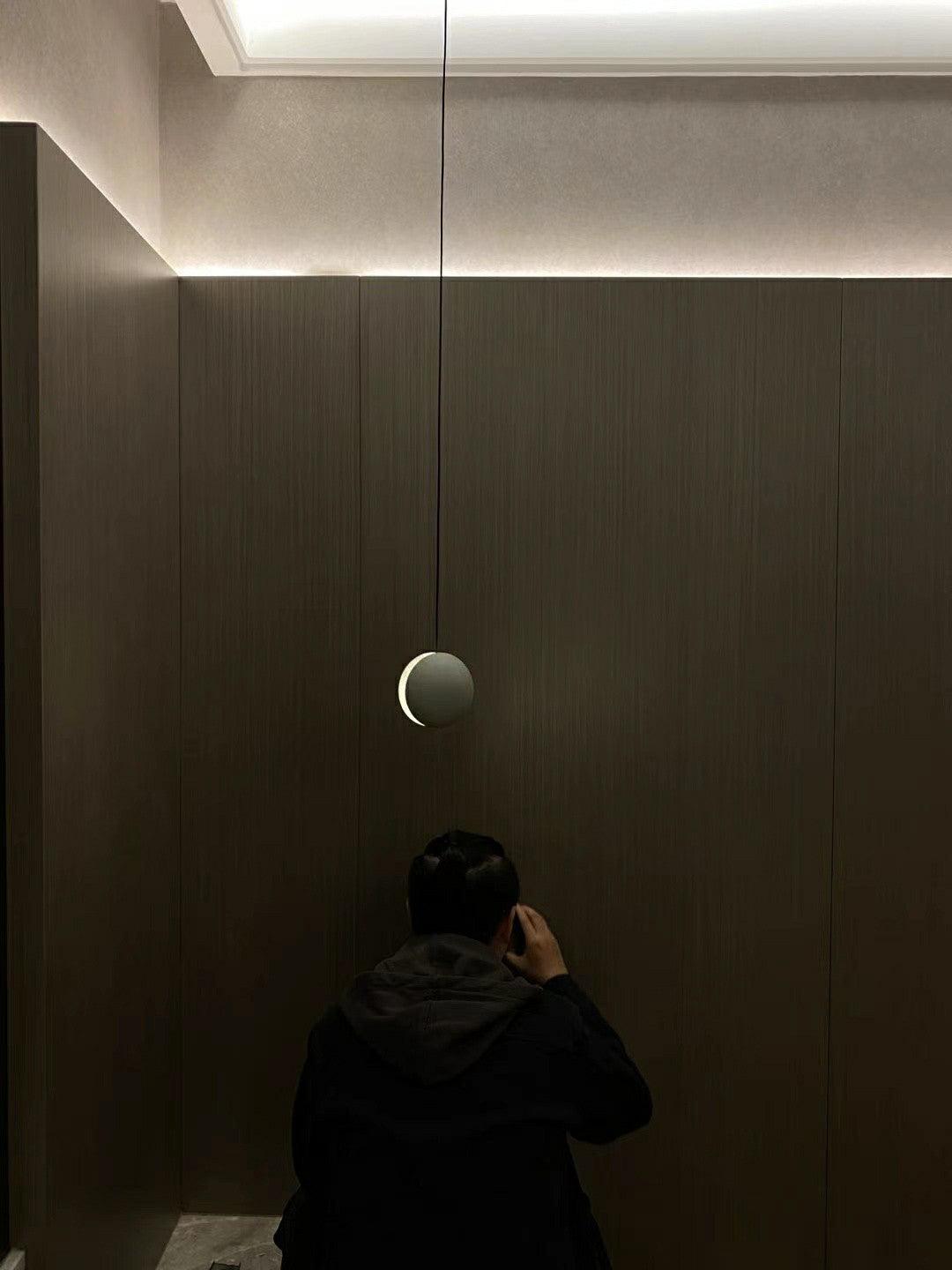 Umi lámpara colgante esfera minimalista en hormigón