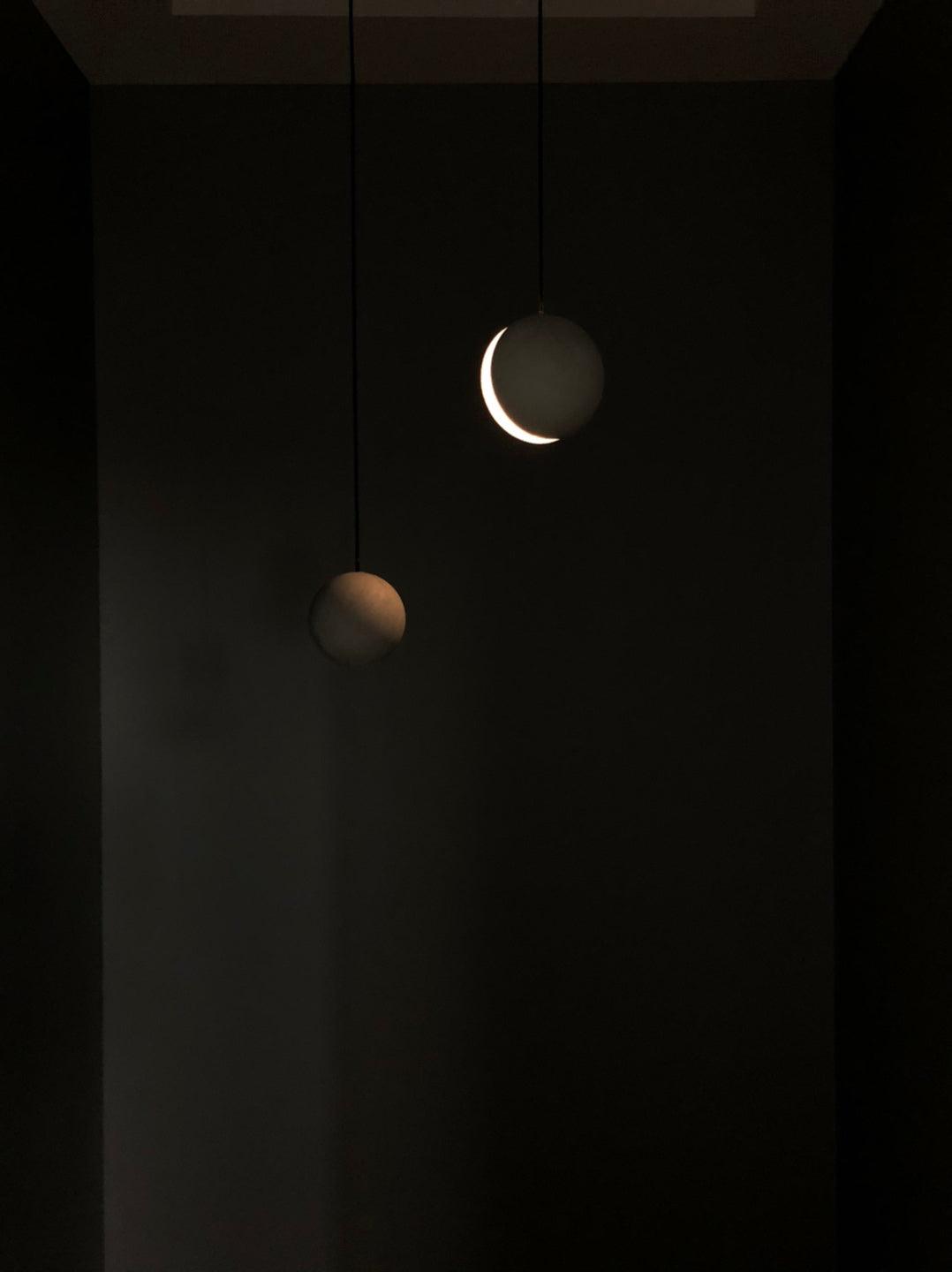 Umi lámpara colgante esfera minimalista en hormigón