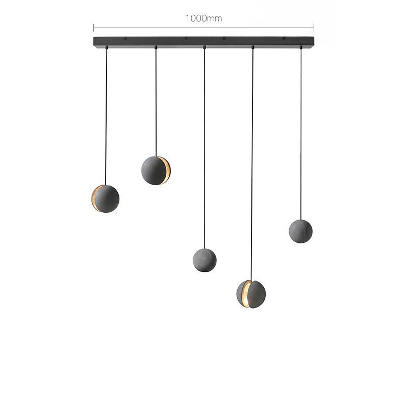 Umi lámpara colgante esfera minimalista en hormigón