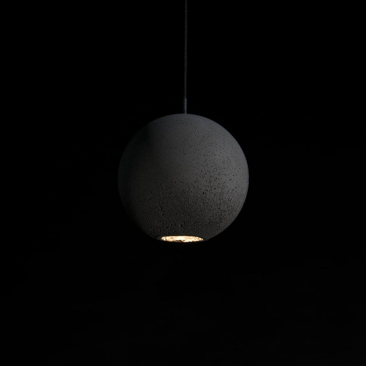 Umi lámpara colgante esfera minimalista en hormigón