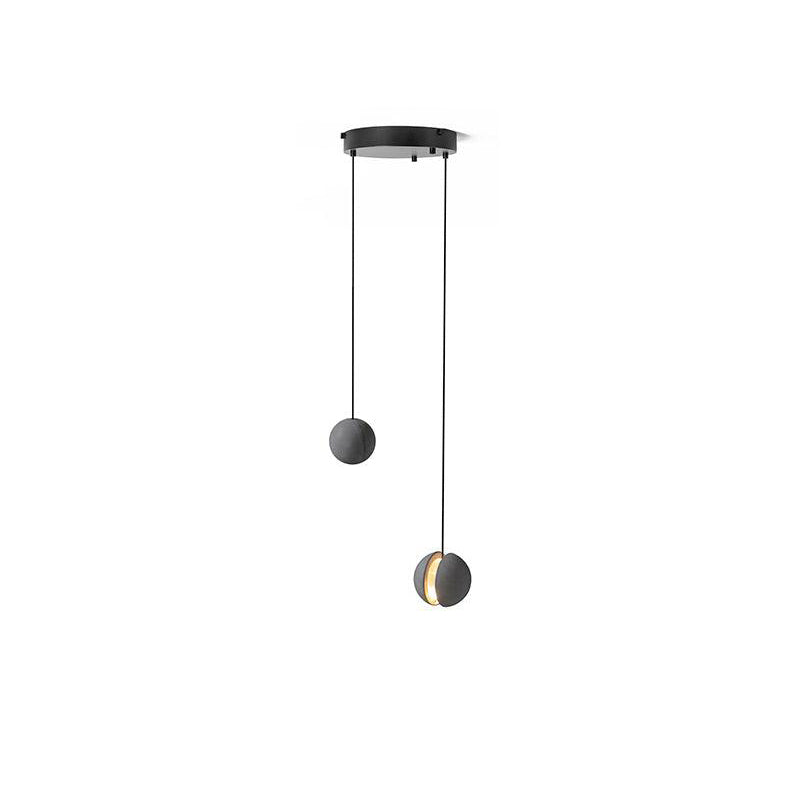 Umi lámpara colgante esfera minimalista en hormigón