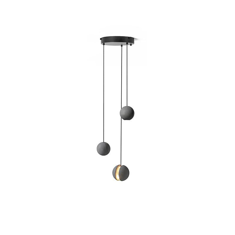 Umi lámpara colgante esfera minimalista en hormigón