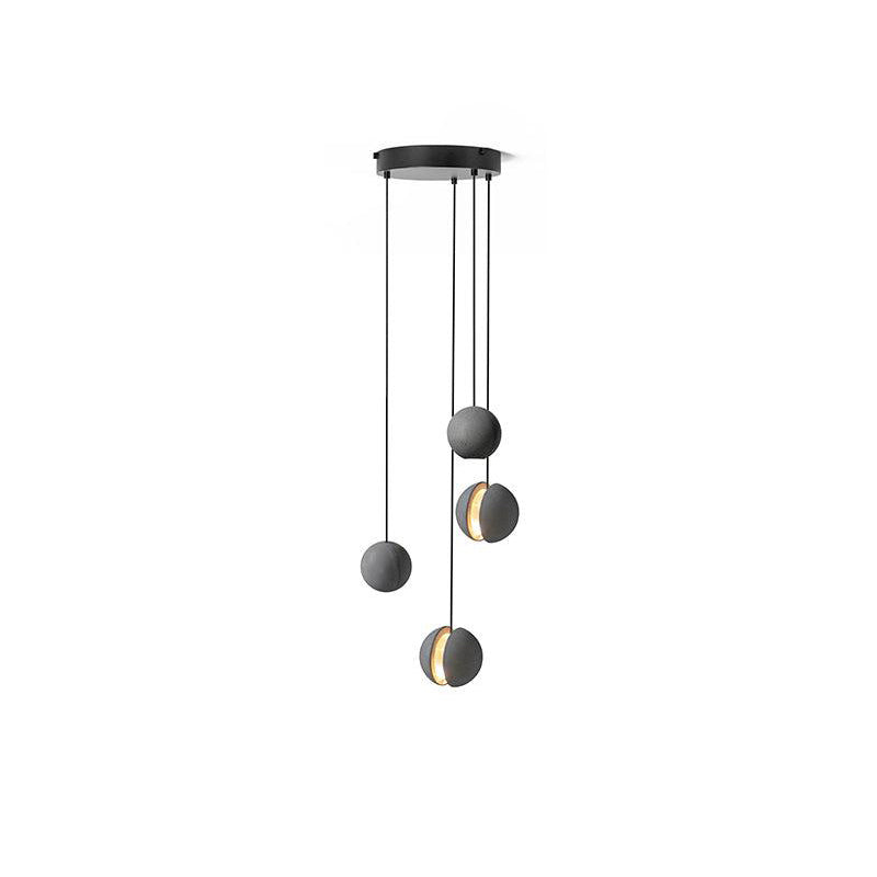 Umi lámpara colgante esfera minimalista en hormigón