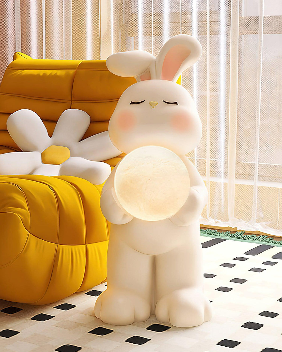 Moon lámpara de pie Rabbit