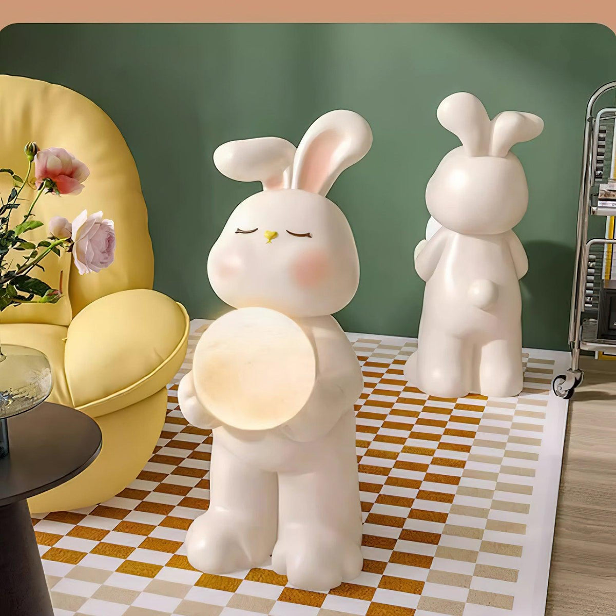 Moon lámpara de pie Rabbit