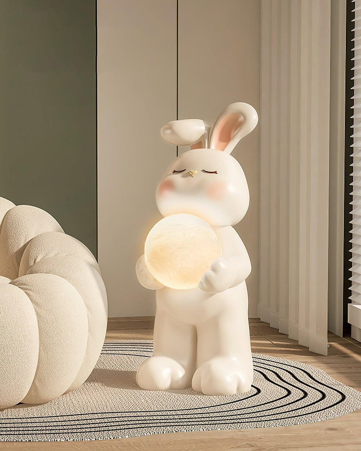 Moon lámpara de pie Rabbit