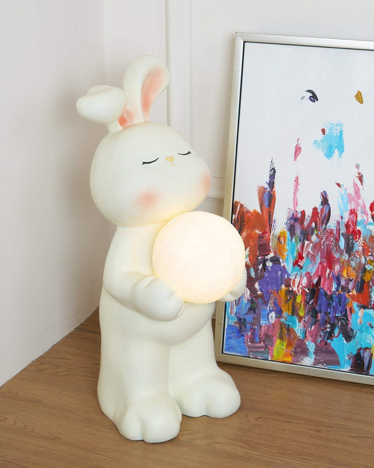 Moon lámpara de pie Rabbit