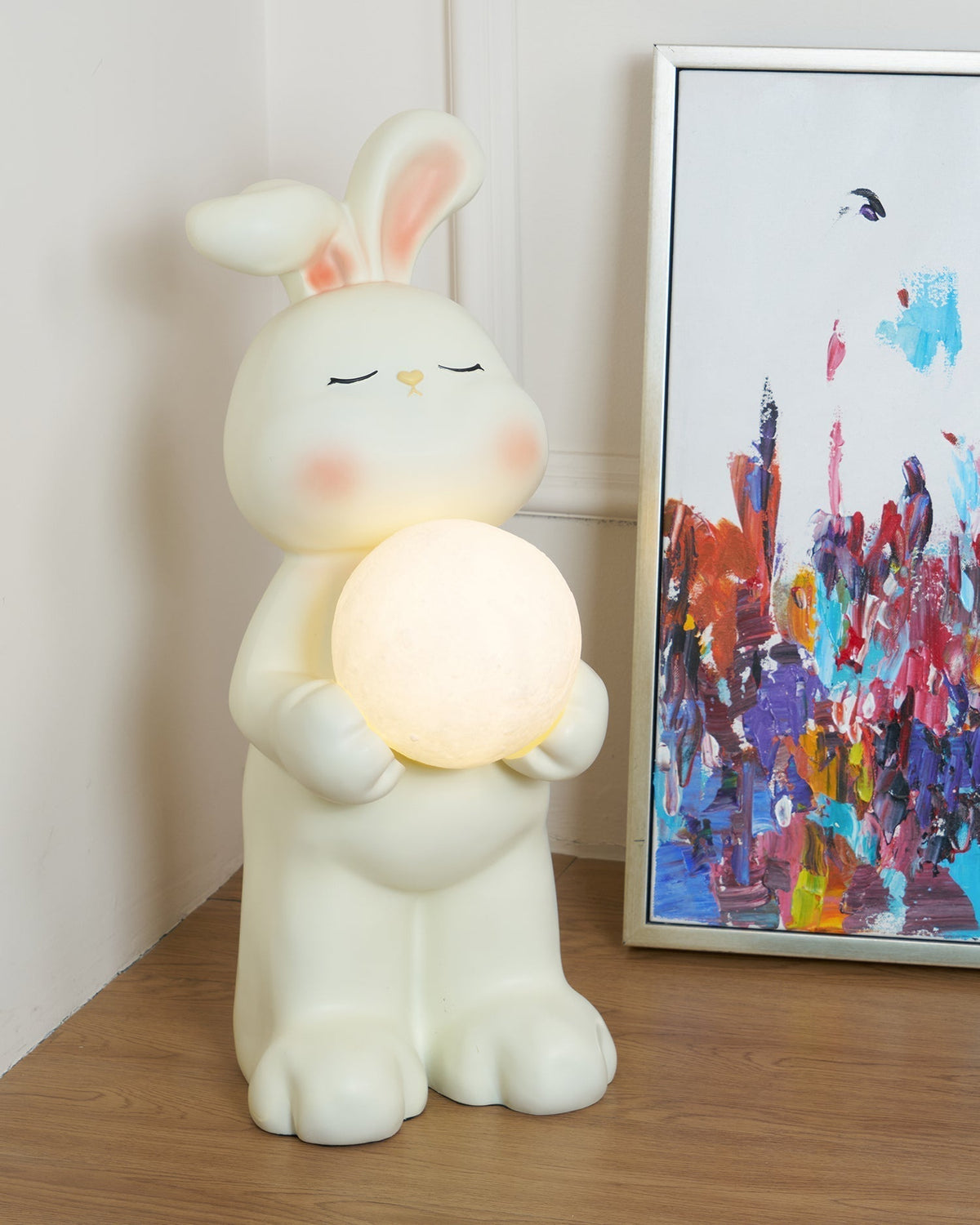 Moon lámpara de pie Rabbit