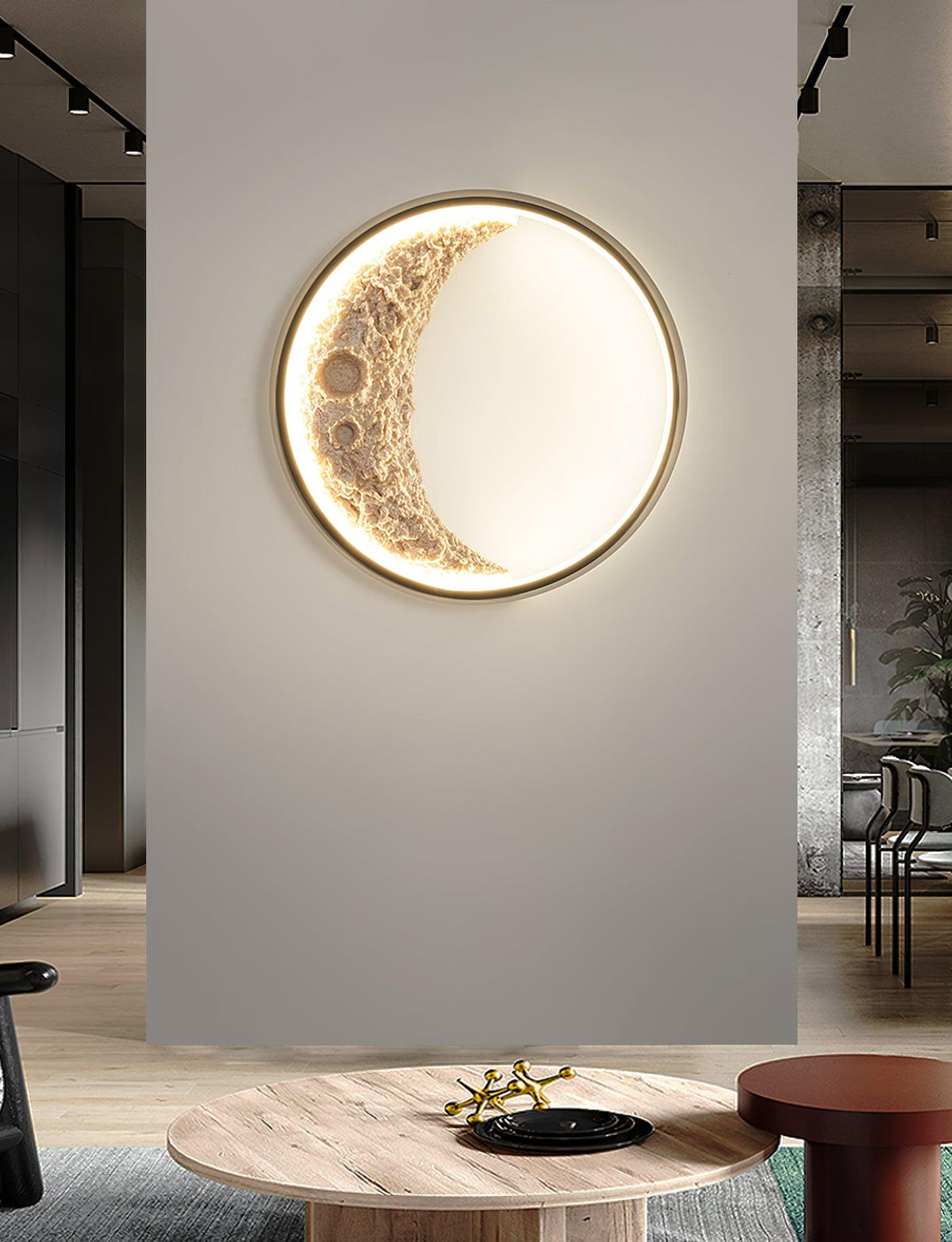 Dua aplique de pared Premium nórdico de arte en resina