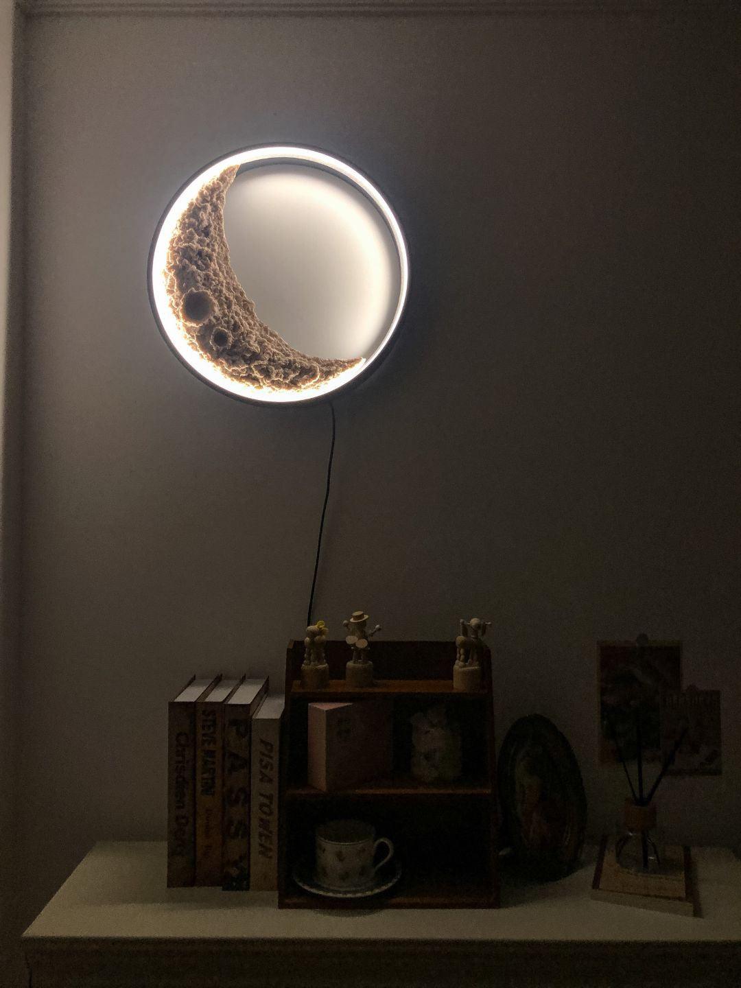 Dua aplique de pared Premium nórdico de arte en resina
