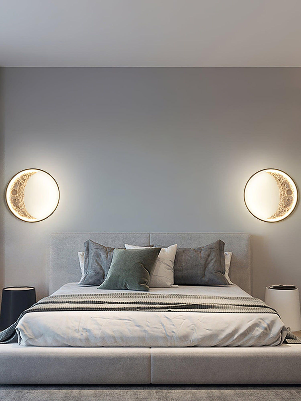 Dua aplique de pared Premium nórdico de arte en resina