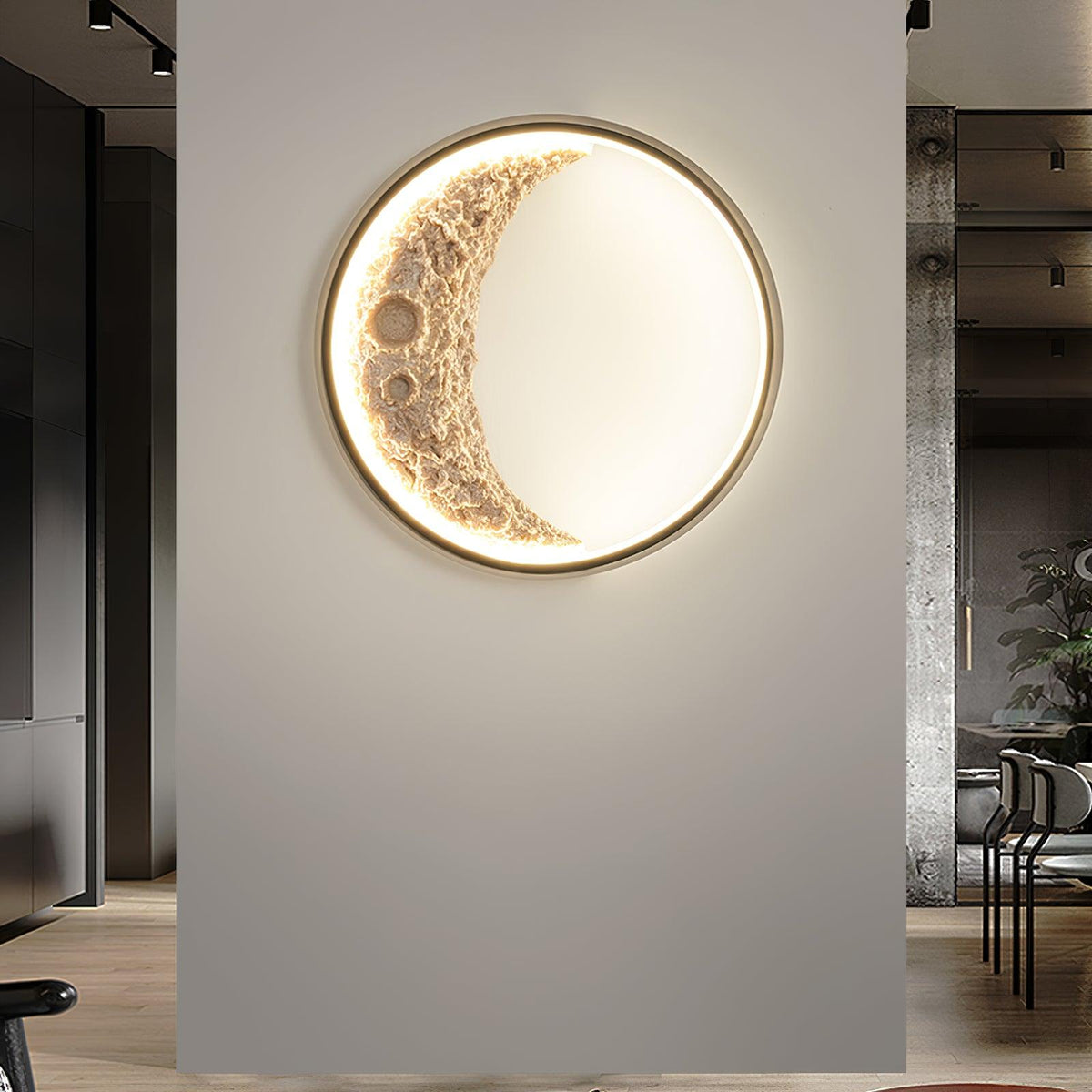 Dua aplique de pared Premium nórdico de arte en resina