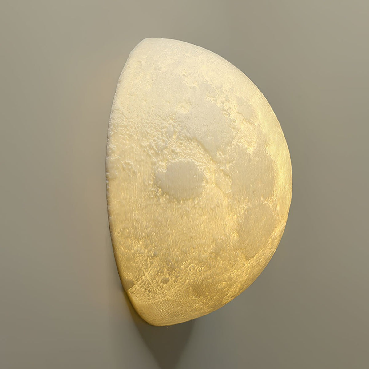 Brivel aplique de pared nórdico Art Moon 3D plástico