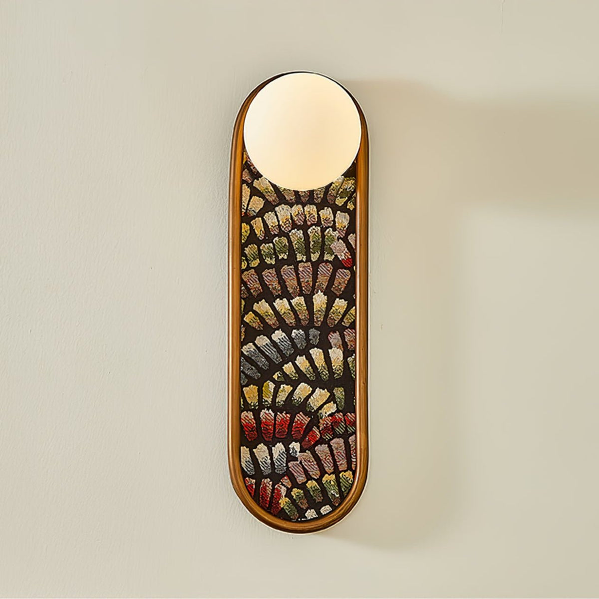 Uzorus aplique de pared Premium nórdico con arte en tejido