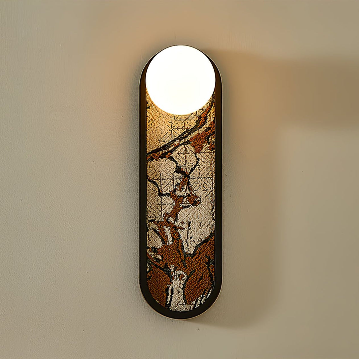 Uzorus aplique de pared Premium nórdico con arte en tejido