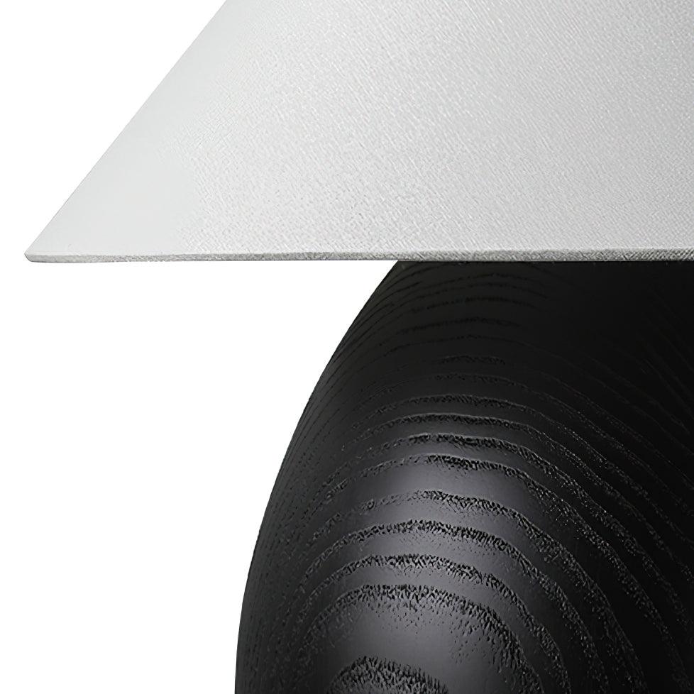 Orbace lámpara de mesa de madera natural