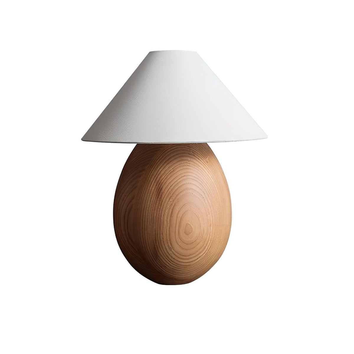 Orbace lámpara de mesa de madera natural
