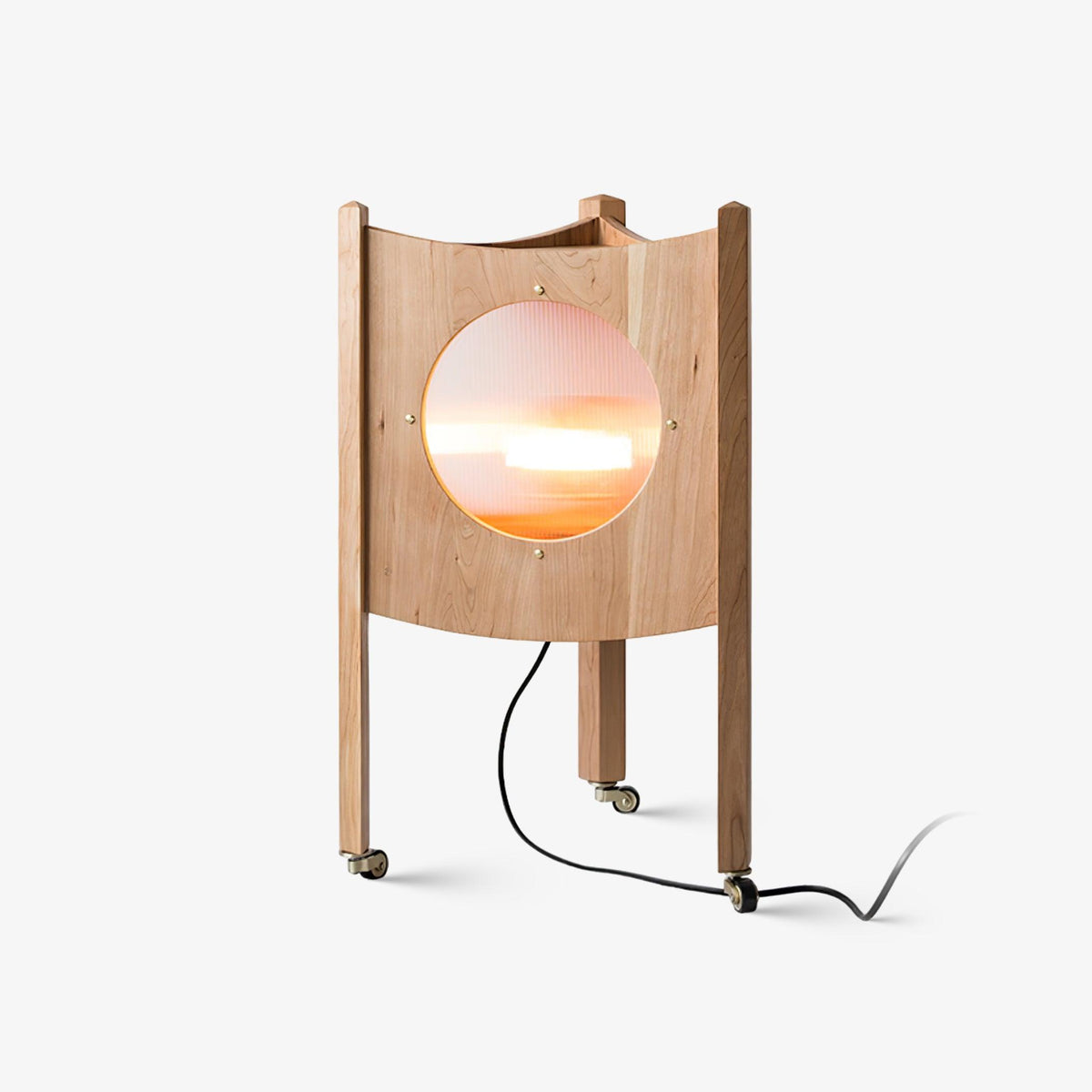 Carvora lámpara de pie de madera