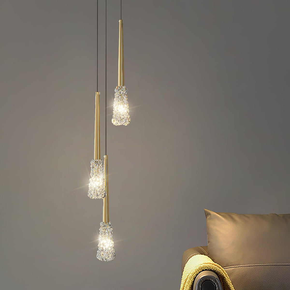 Mozzi lámpara colgante moderna de cristal
