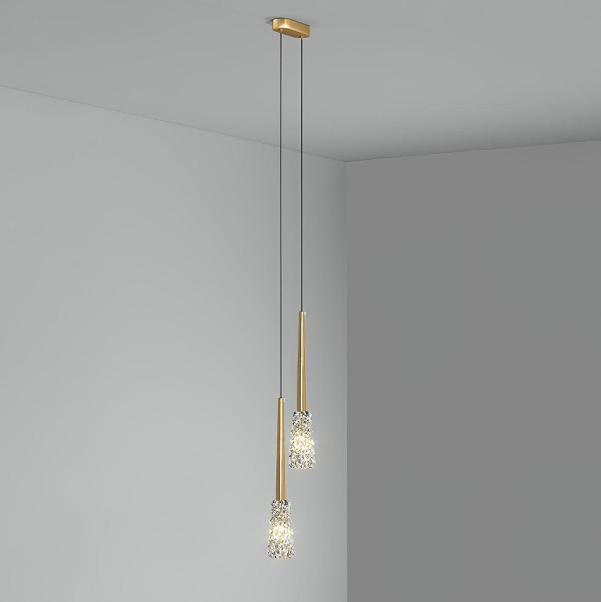 Mozzi lámpara colgante moderna de cristal