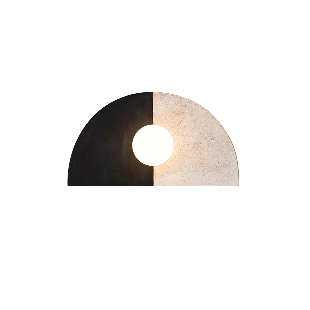 Skyler Geometric Resin Glass Wall Lamp