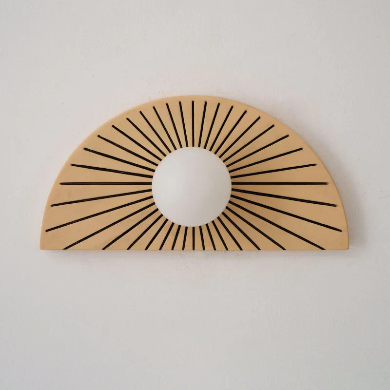 Skyler Geometric Resin Glass Wall Lamp