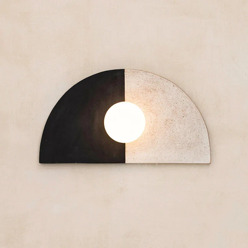 Skyler Geometric Resin Glass Wall Lamp
