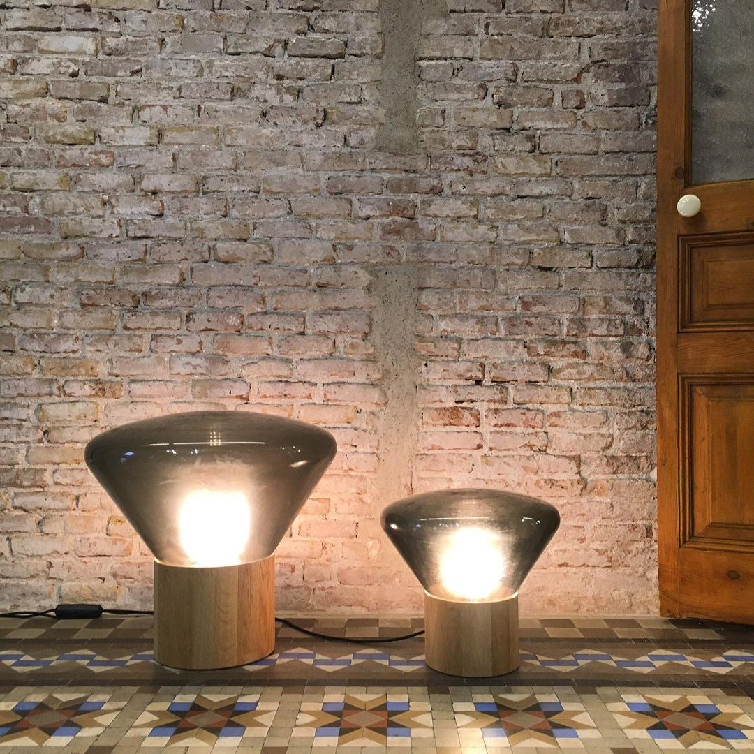 Sylirella lámpara de mesa minimalista de madera