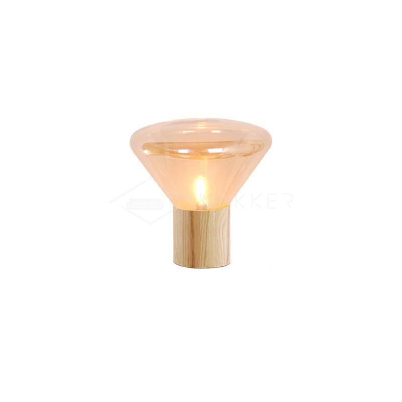 Sylirella lámpara de mesa minimalista de madera