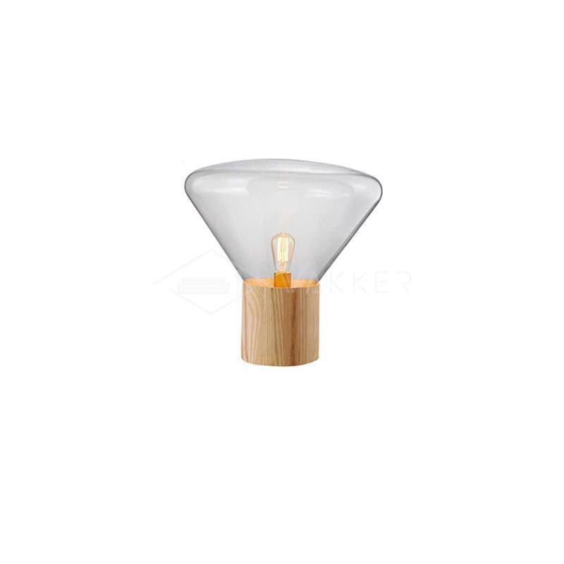 Sylirella lámpara de mesa minimalista de madera