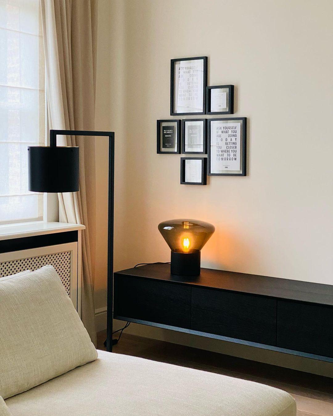 Sylirella lámpara de mesa minimalista de madera
