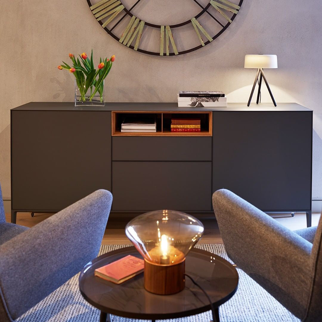 Sylirella lámpara de mesa minimalista de madera