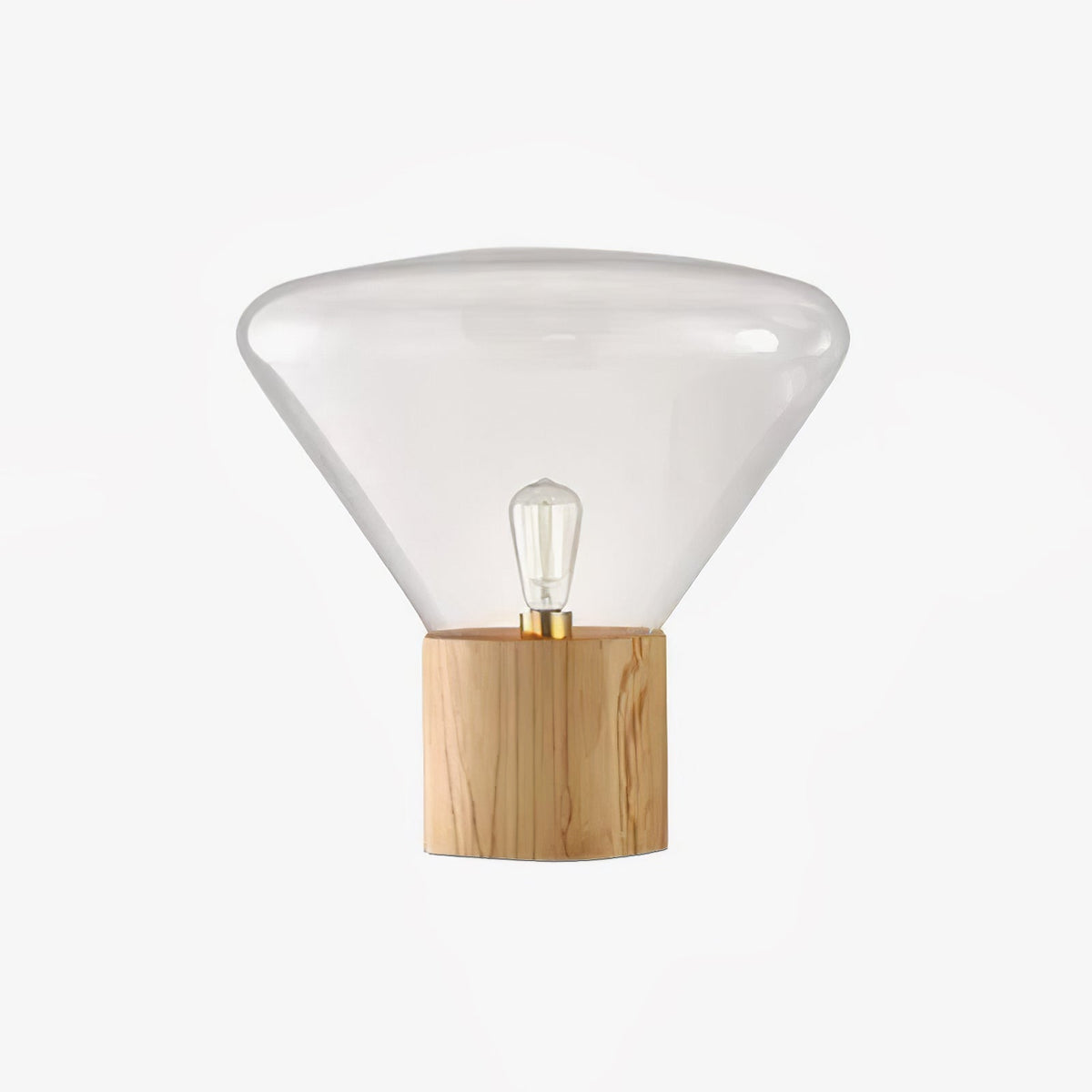 Sylirella lámpara de mesa minimalista de madera