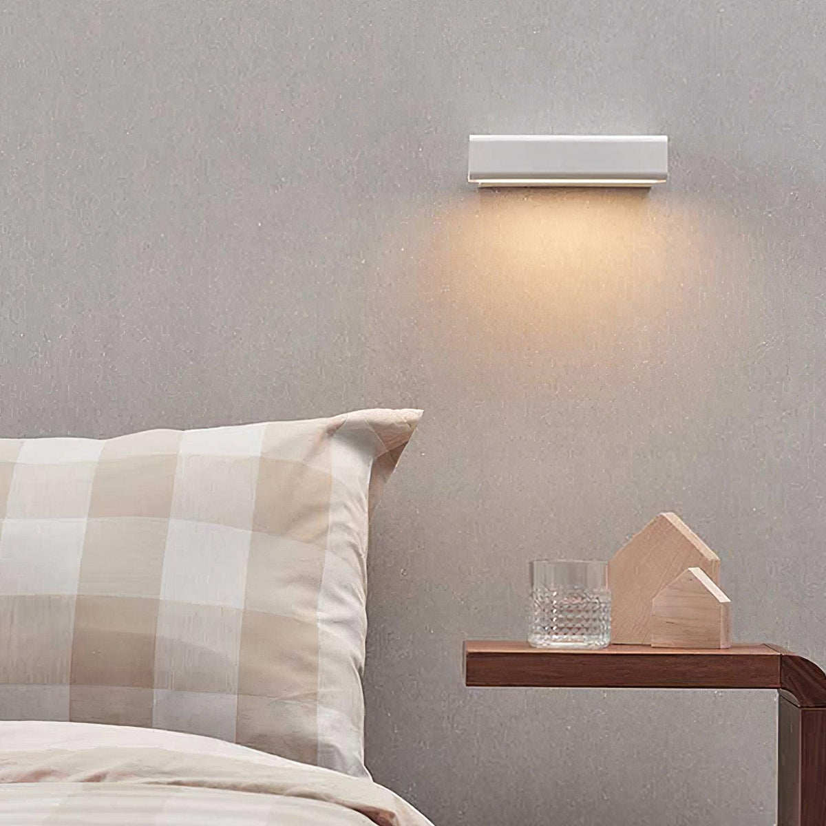 Aplique de pared regulable de aluminio para dormitorio y sala de estar