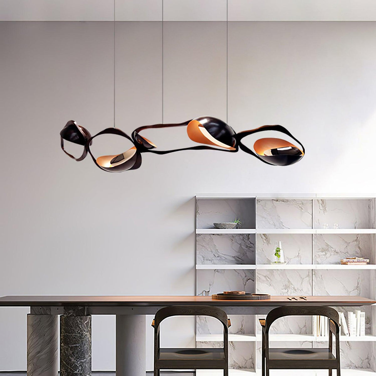 Virauine lámpara colgante LED artística para sala de estar