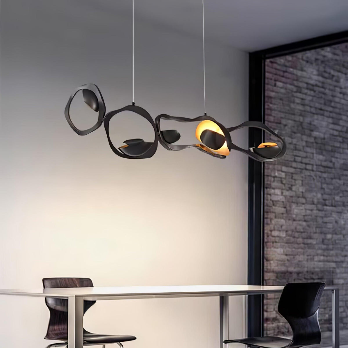 Virauine lámpara colgante LED artística para sala de estar
