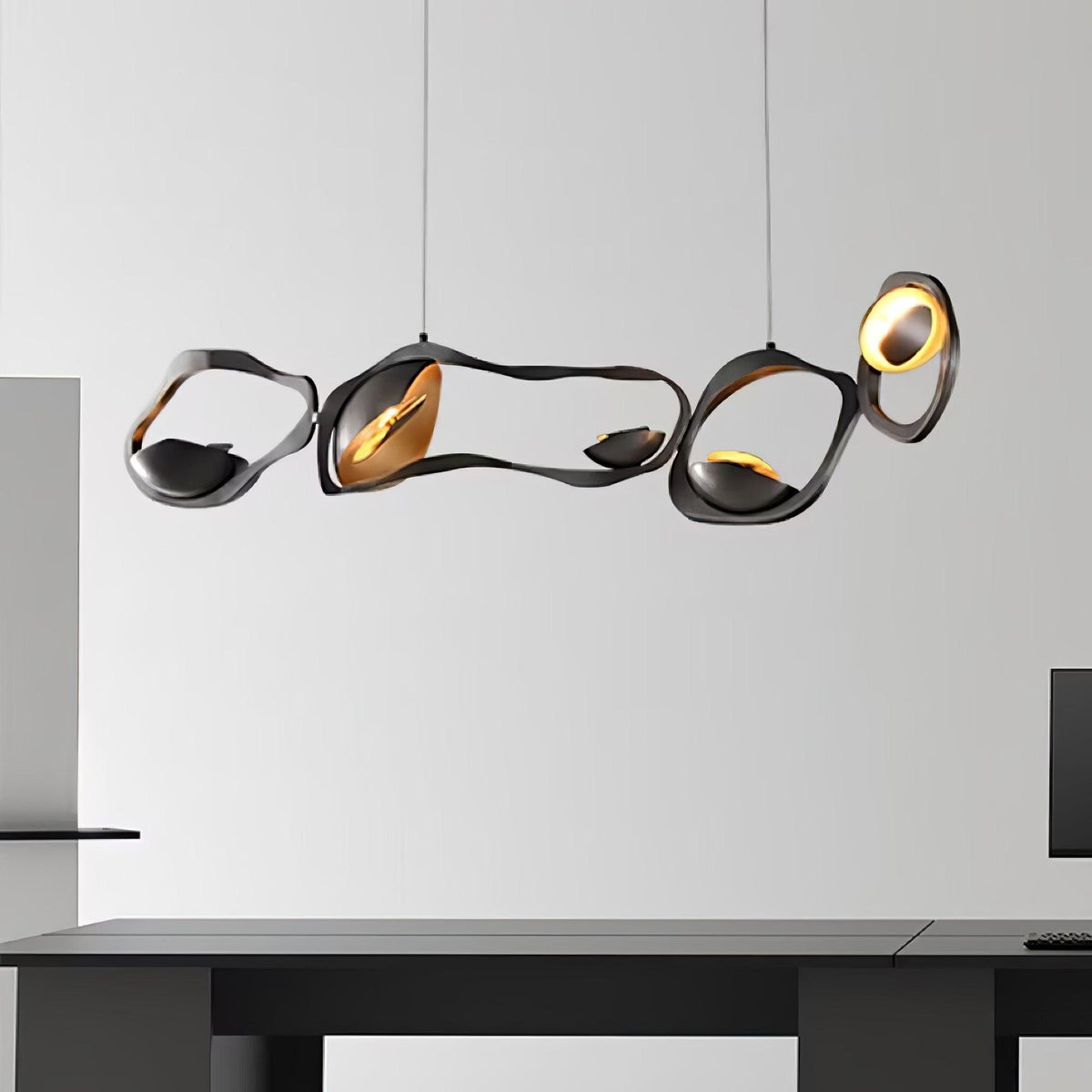 Virauine lámpara colgante LED artística para sala de estar