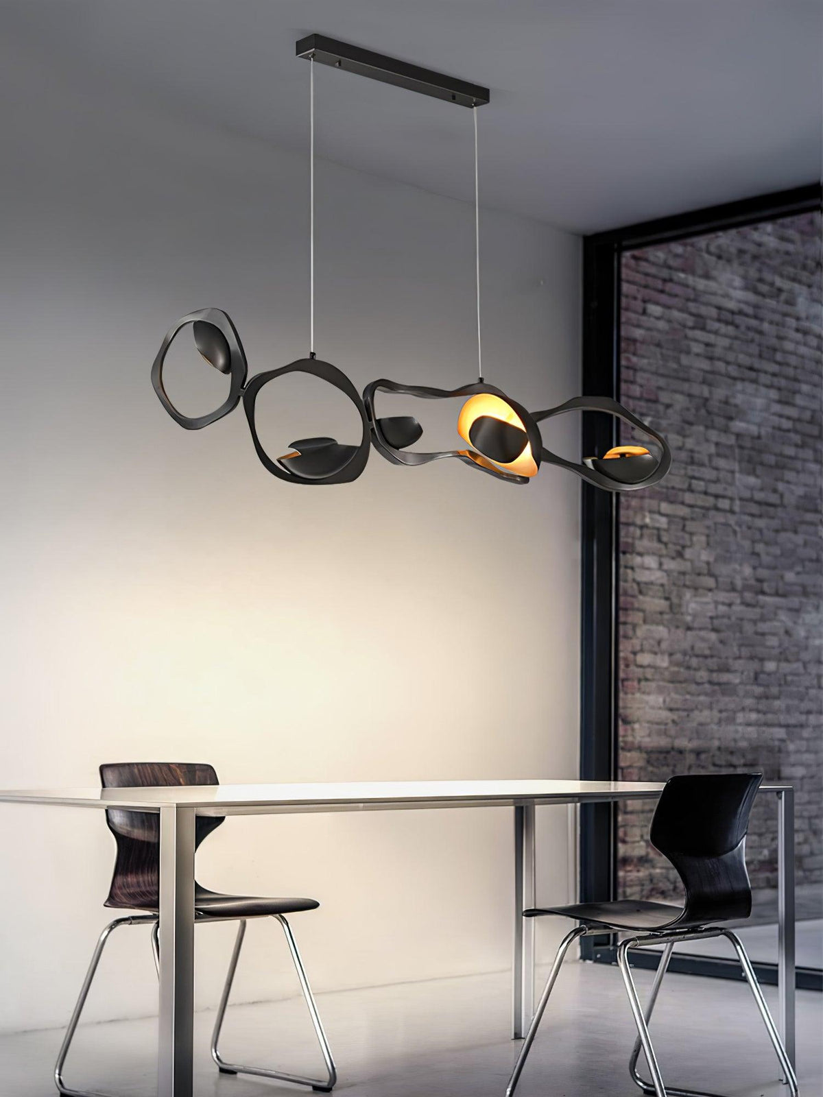 Virauine lámpara colgante LED artística para sala de estar