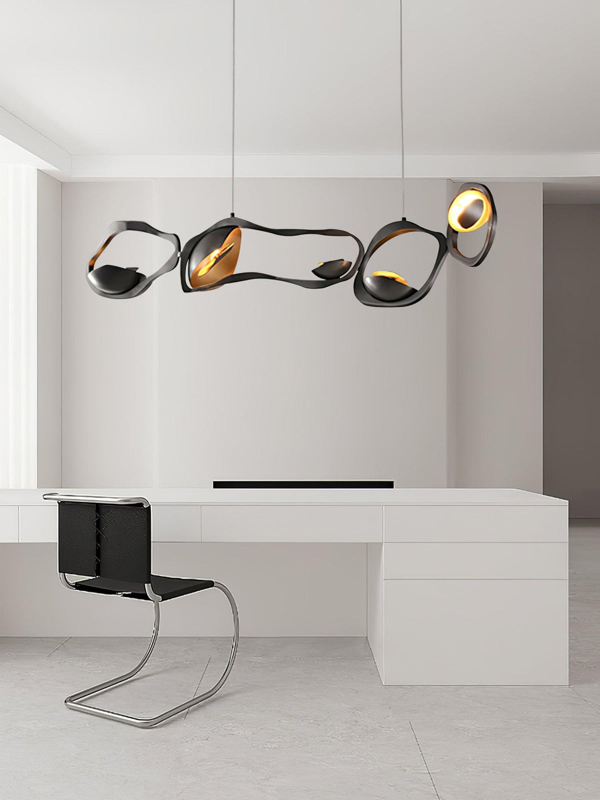 Virauine lámpara colgante LED artística para sala de estar