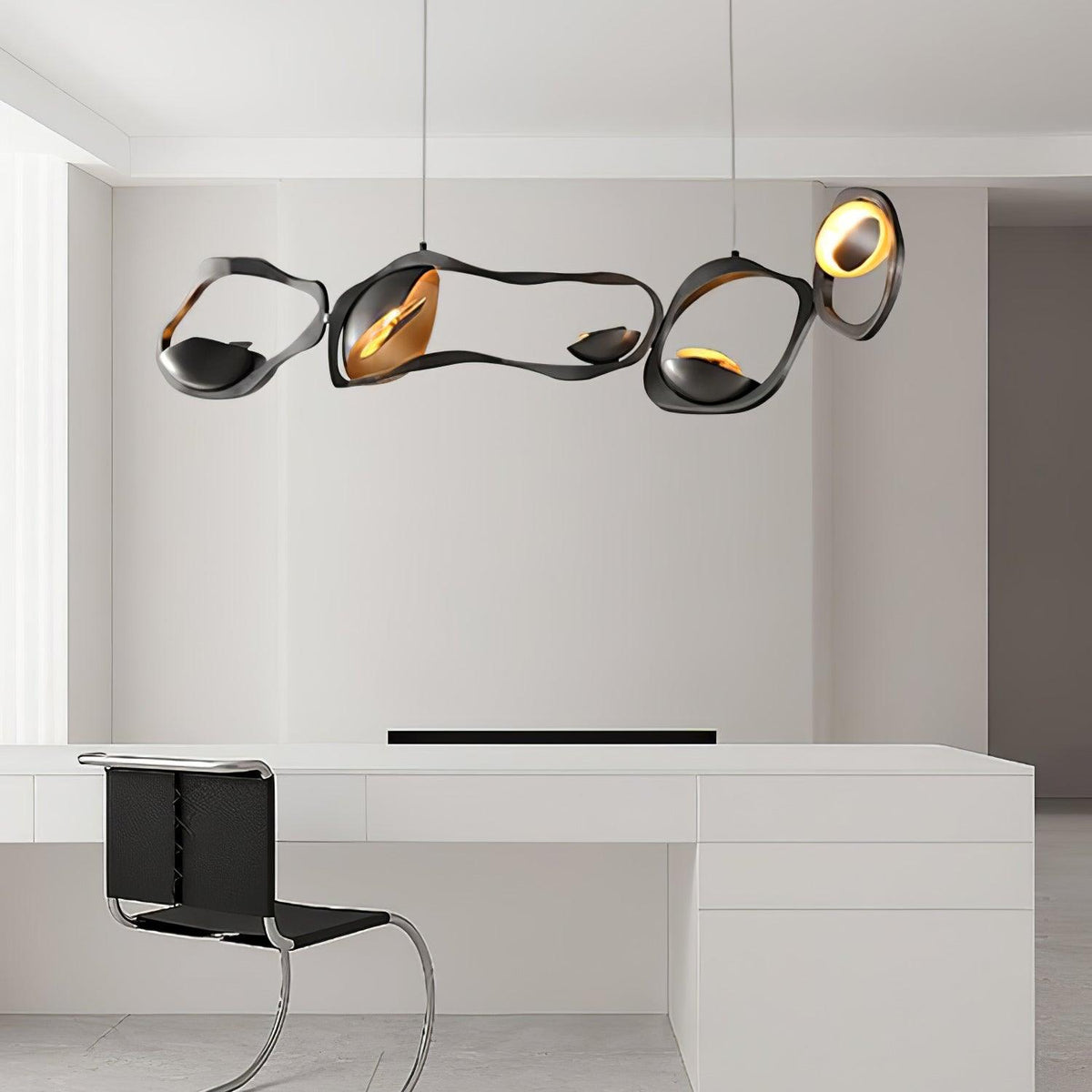 Virauine lámpara colgante LED artística para sala de estar