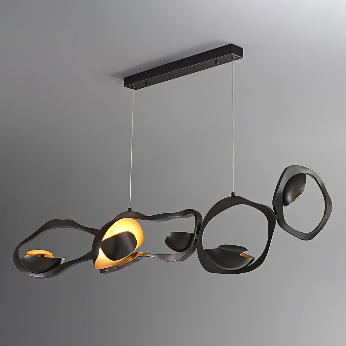 Virauine lámpara colgante LED artística para sala de estar