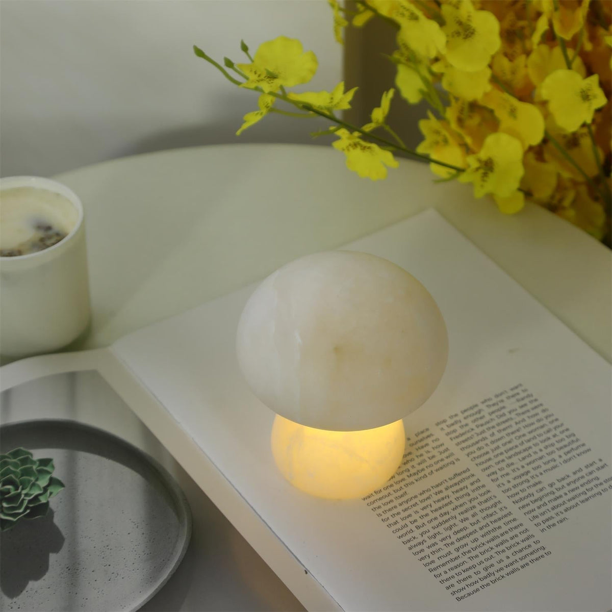 Fungi lámpara de mesa con batería integrada