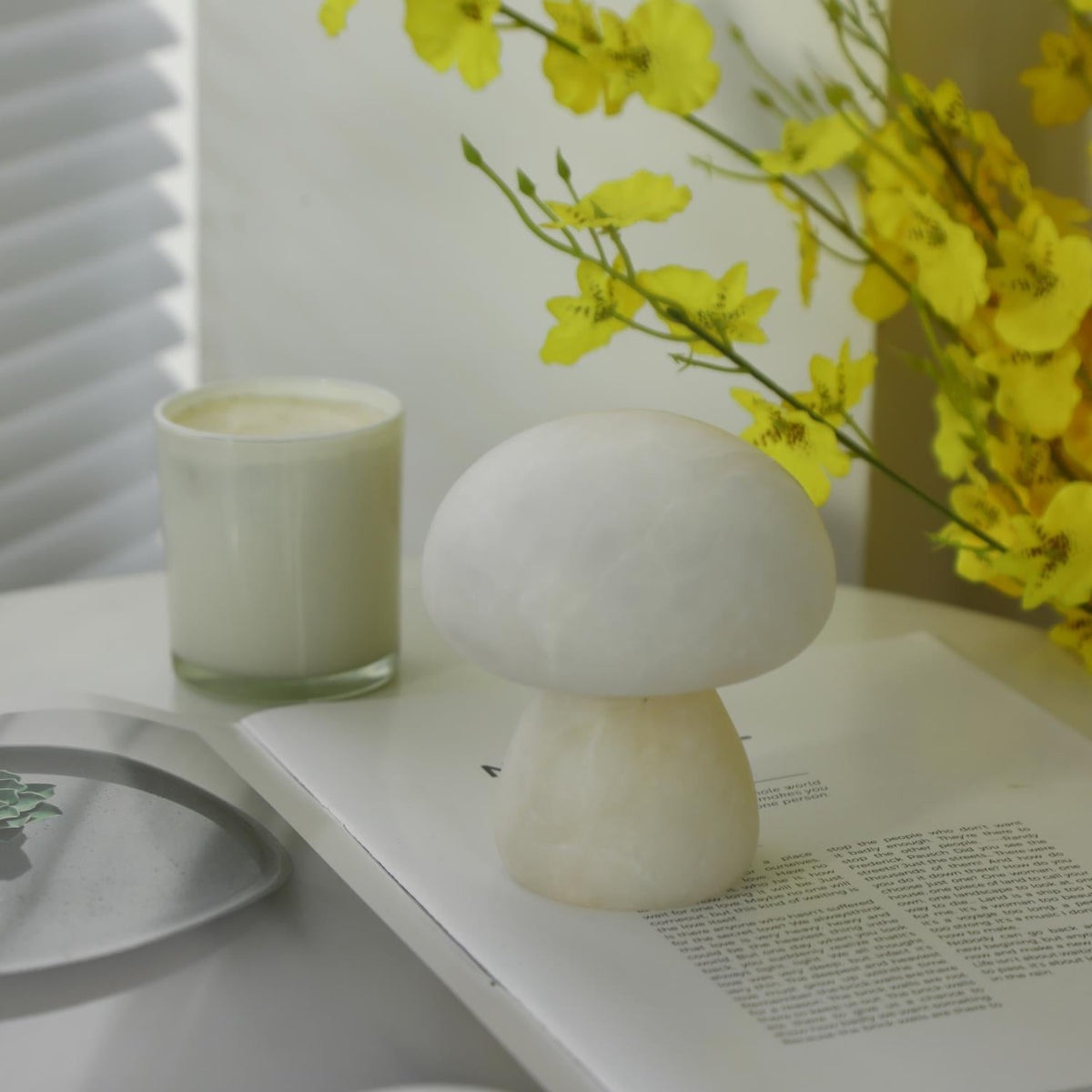 Fungi lámpara de mesa con batería integrada