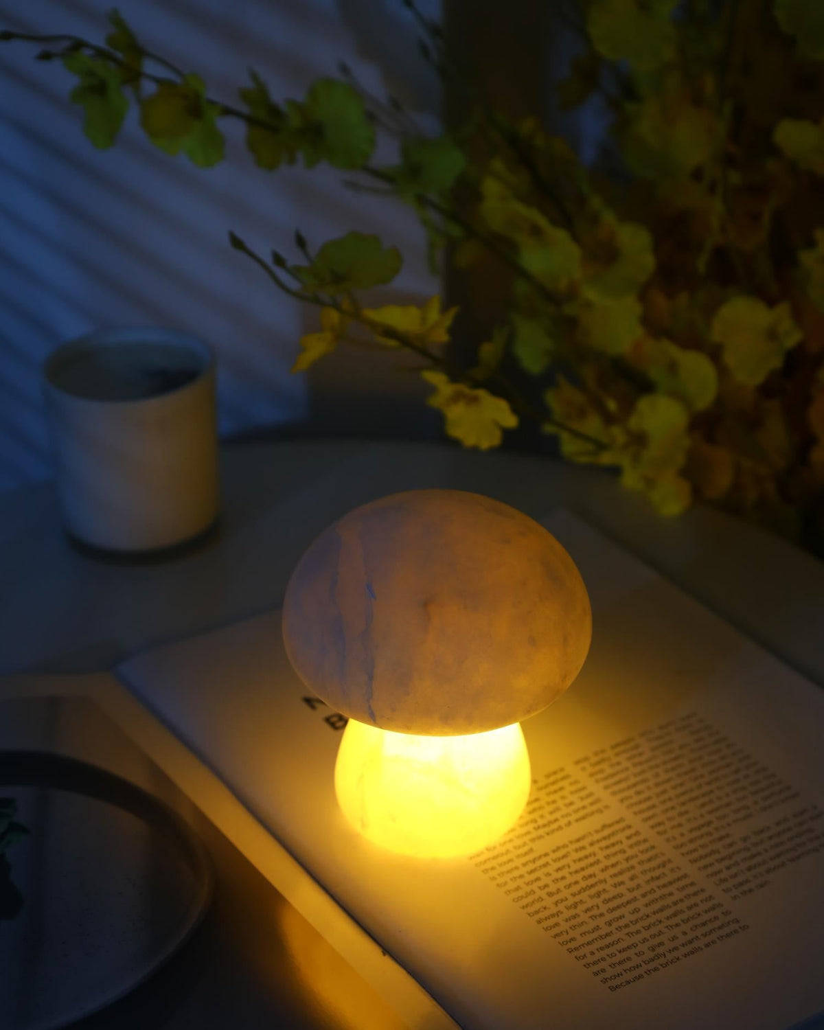 Fungi lámpara de mesa con batería integrada