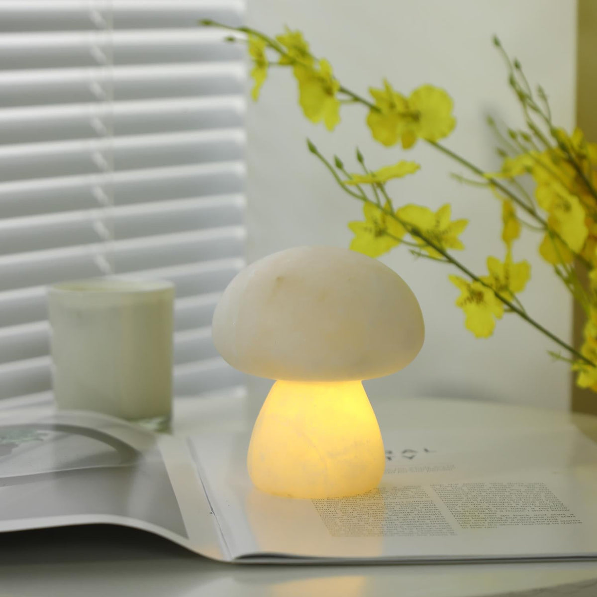 Fungi lámpara de mesa con batería integrada