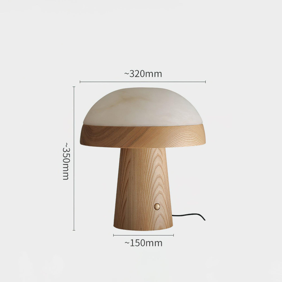 Nexore lámpara de mesa de madera