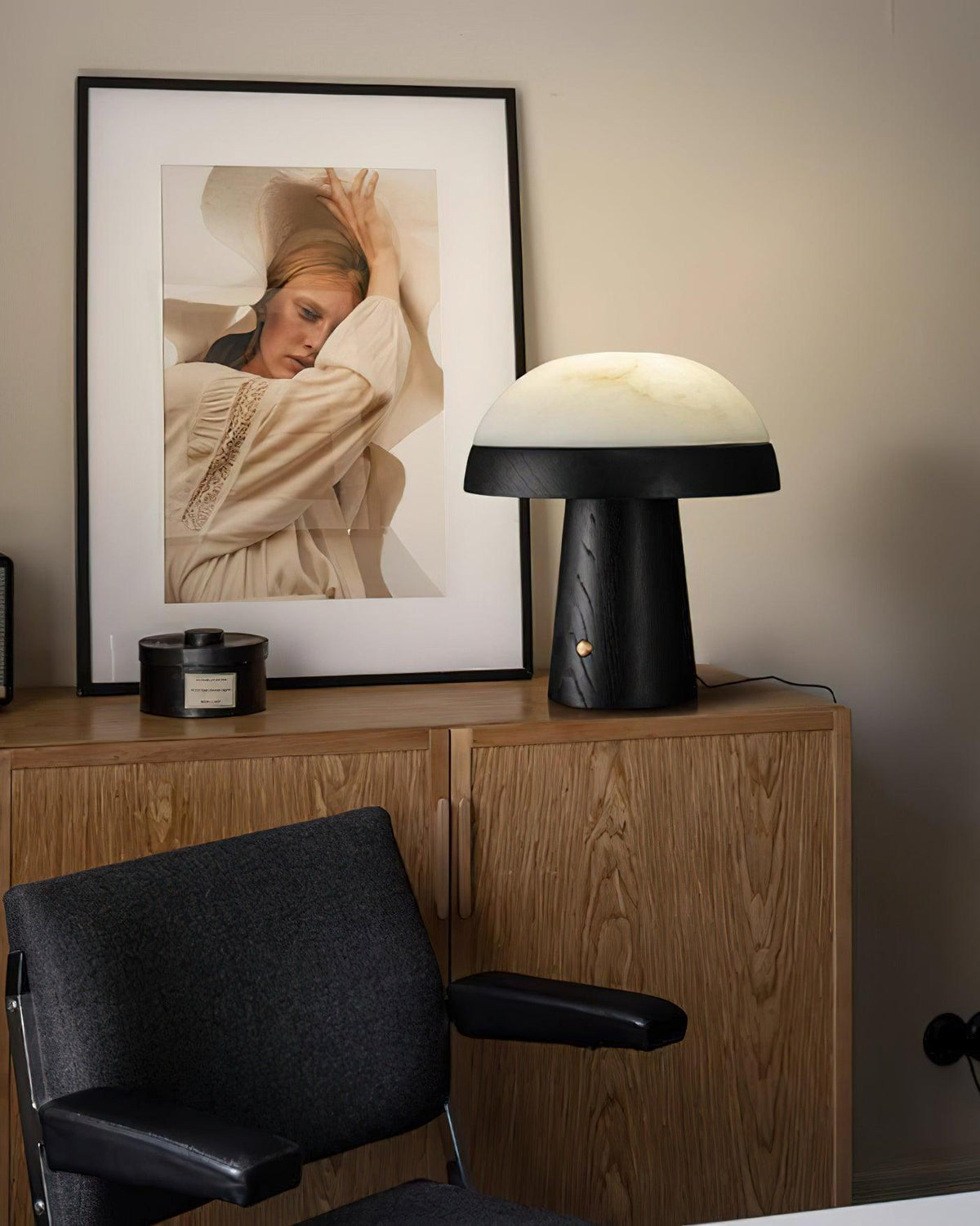 Nexore lámpara de mesa de madera